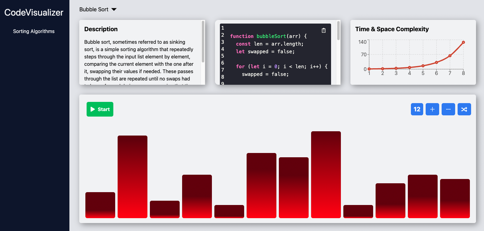 Image of the web app Code Vision